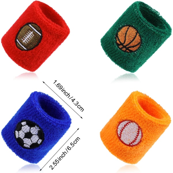 Sportarmband Handledsvettband Barnsvettband för barn Fotboll Baseball Fotboll Basket Sport
