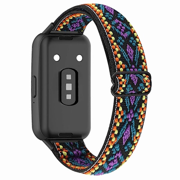 Type C til Samsung Galaxy Fit3 Urrem Elastisk Nylon Justerbar Smart Urrem Style G