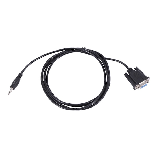 2X DB9 9-pin VGA hunnkabel, DB 9 hunn til 3,5 mm (1/8 tommer) stereo hann seriell datakabel - 1,8 meter