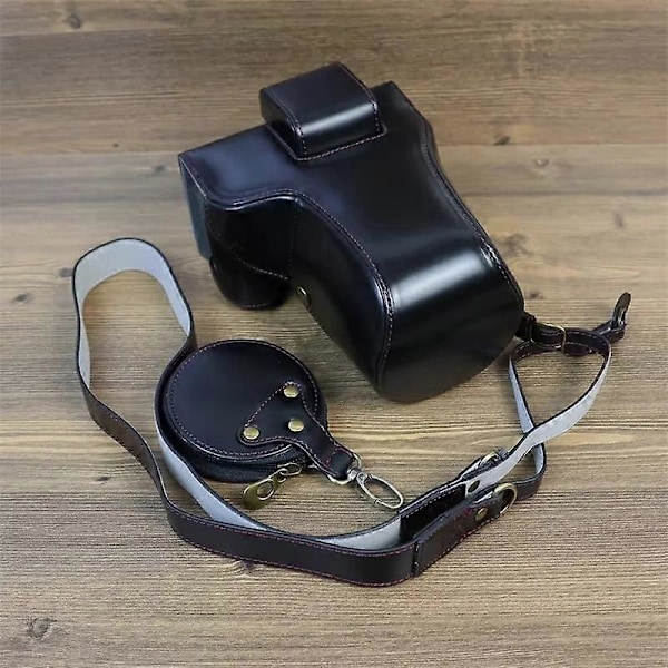 Tyyppi B Fuji X-T5 Akun Avautumisaukko Irrotettava PU-nahkainen Kamerakotelo Suojakotelo Style C