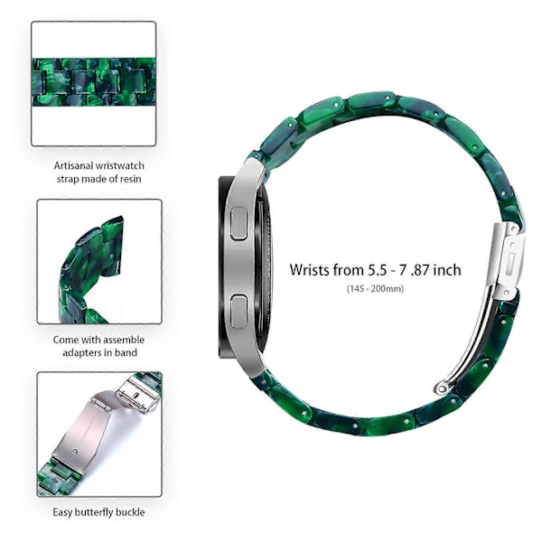 Resin Armband för Huawei Watch 4 Pro/Watch GT 3/2 46mm, 22mm Vattentät Snabbspänne Style S