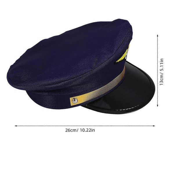 Pilotlue for voksne med justerbar passform for maskerade