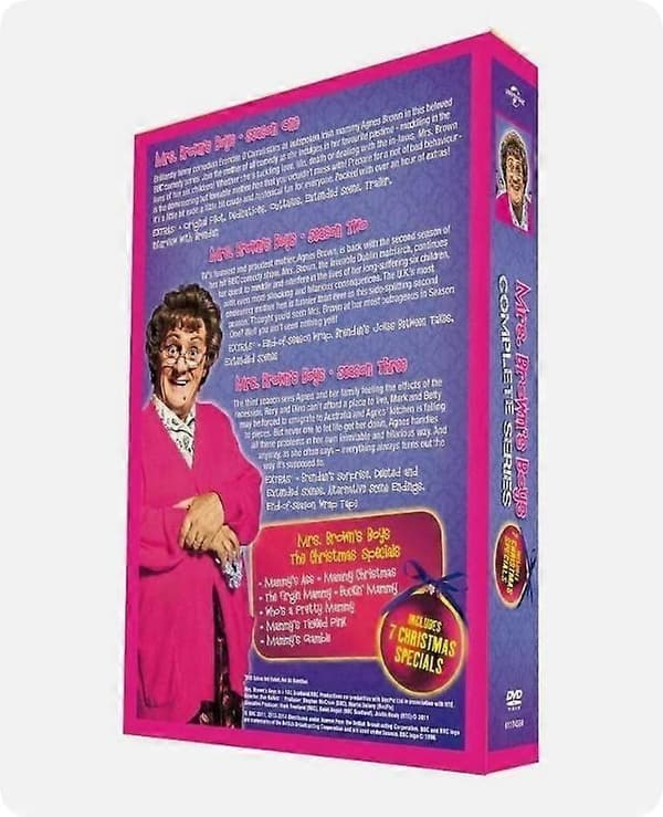 Mrs. Brown's Boys Komplet TV Serie DVD 8-Disc engelsk version Box Sæt