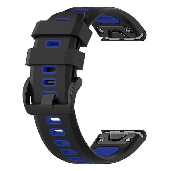 Type B KALEBOL KLB-SSPWGJ-001 Urrem til Garmin Fenix 7X/7X Pro QuickFit 26mm Silikone Ur Style A