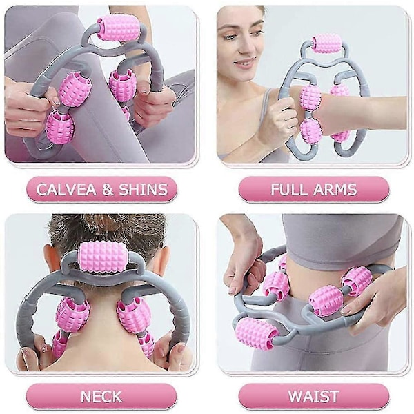 Muskelrulle, Triggerpunktsmassagerulle för Muskelfrihet, Djup Cellulitmassageapparat för Idrottare, Massagesticka för Underarm, Arm, Ben