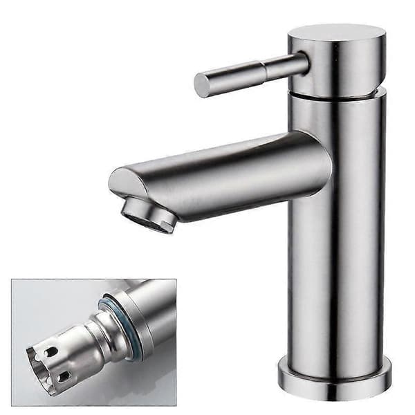 Servantkran - Baderomskran - servantkran - rustfritt stål - sølv - Blandebatteri - 175*100mm