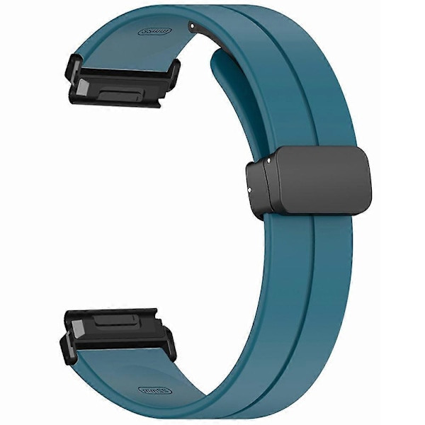 Typ E Armband för Garmin Fenix 7S/6S/5S 20mm med Magnetiskt Spänne i Silikon Style L