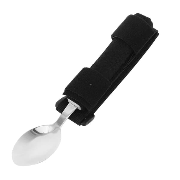 Adaptiv spiseske i rustfrit stål med ergonomisk greb til ældre og handicappede