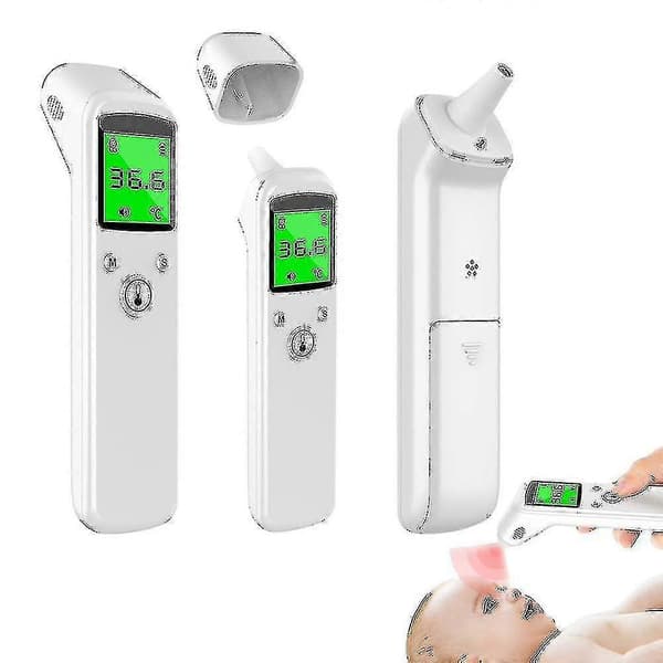 2024 Ny 2-i-1 Panne-termometer Øretermometer - Digital Infrarød Termometer