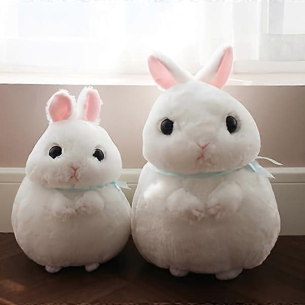 Standing Rabbit Ball Standing Long-eared Rabbit Plush Toy Doll Catching Machine Doll-pink
