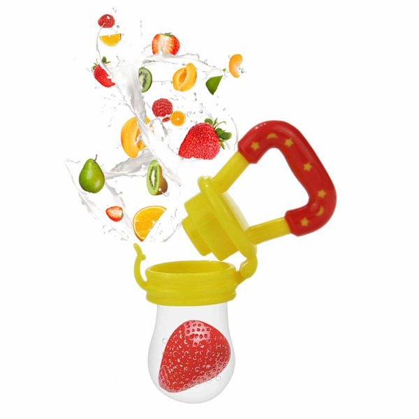 Baby Fruktnapp - Färsk Matnapp Silikon Babynapp Ersättning - Gel
