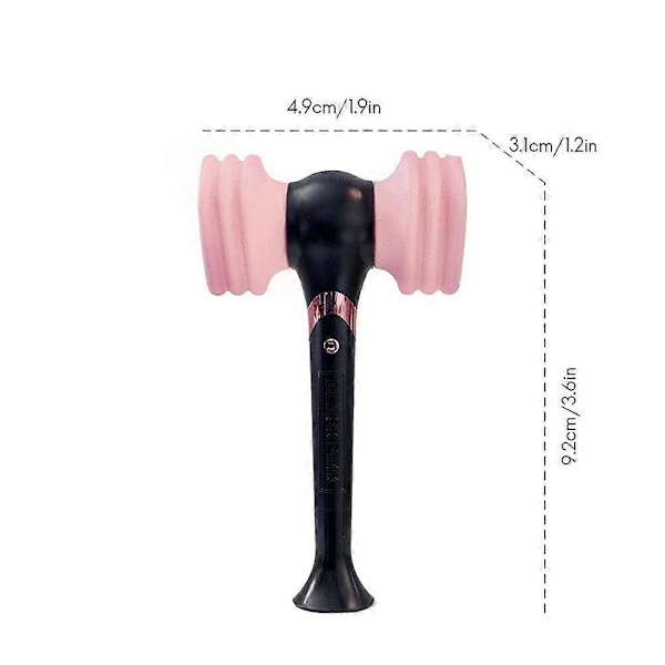 Blackpink Stick Hjerte / Hammerformet Kpop Led Lampe Stick Lampe Fluorescerende Stick