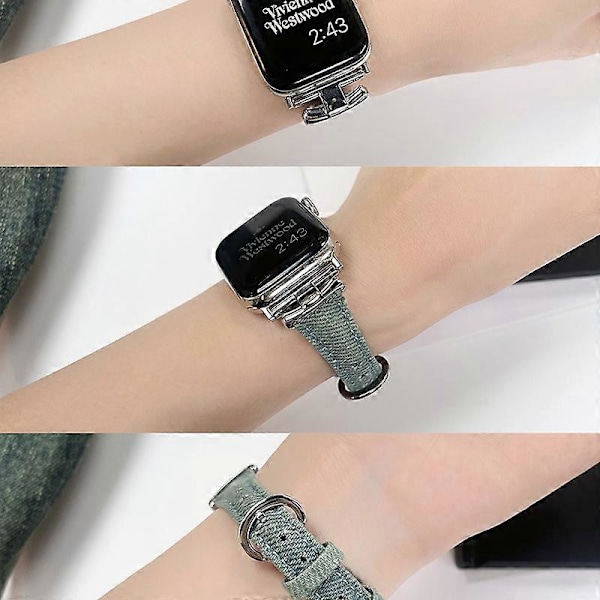 Type C Urrem til Apple Watch Series0 42mm/9 8 7 41mm/SE (2023) SE (2022) SE 6 5 4 40mm/3 2 Style E