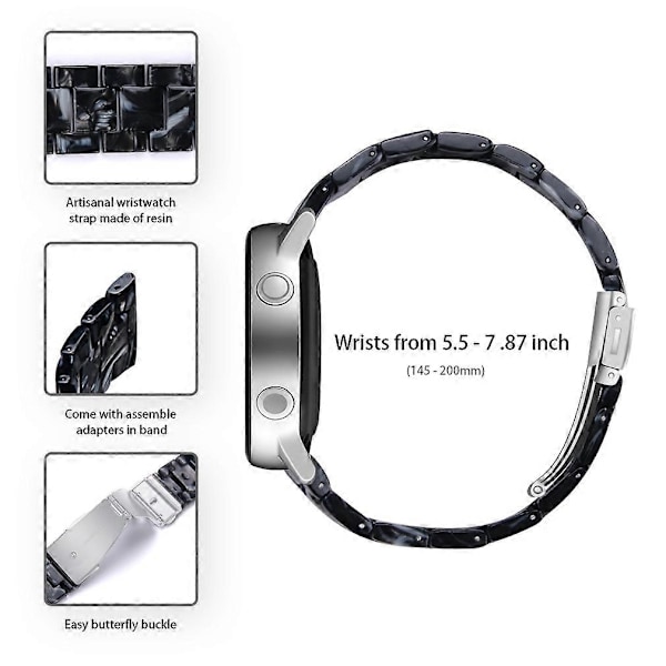 For Huawei Watch 4 Pro/Watch GT 3/2 46mm Resin Klokkereim 22mm Vanntett Hurtigutløser Klokkereim Style E