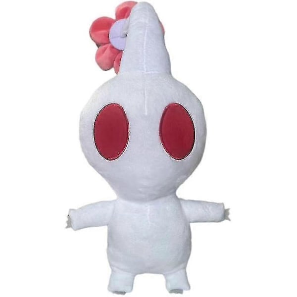 Pikmin Plyschdocka, söt Pikmin Pluppdjur Leksak för Barn Flicka Pojke Vit röd