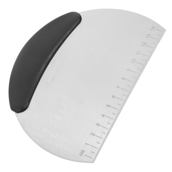 Dejskraber i rustfrit stål med ergonomisk skridsikkert greb og målemærker til bagning
