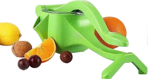 Manuell Juicepress för Frukt och Grönsaker, Kompakt Handdriven Kallpressjuicer