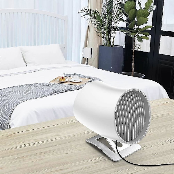 USB Bordventilator, Mini USB Ventilator Støjsvag 6 Tommer Ventilator Med Forbedret Luftstrøm Stærk Luftstrøm 2 Hastigheder 360 Graders Roterbar Kompatibel Med Powerbank Adapter Biloplader