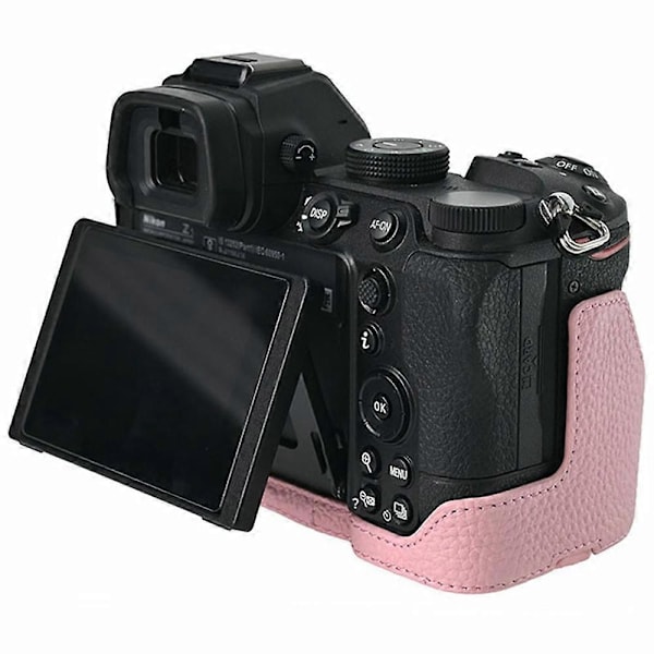 Tyyppi E Nikon Z 5/Z 6 II/Z 7 II Kamerakotelo Suuri Aukko Aitoa Lehmännahkaa Suoja Style A