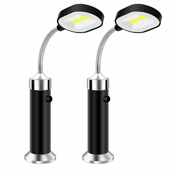 2 LED grill lys, grill lys, udendørs grill tilbehør med magnetisk base, 360 graders fleksibel belysning