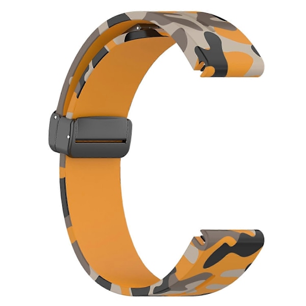 Armband av typ H för Garmin Fenix 7/Forerunner 965/955/945/935 Svart spänne 22 mm Kamouflage Style C