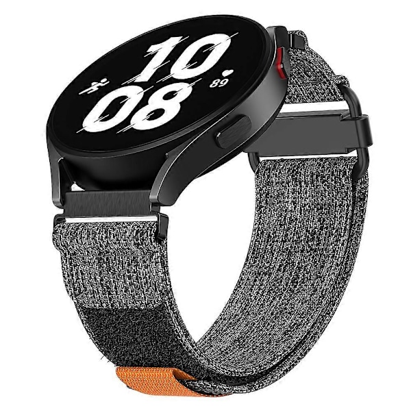 Til Samsung Galaxy Watch5/Watch 5 Pro/Watch 4/Watch 4 Classic Lærreds Urrem 20mm Loop Rem Style A