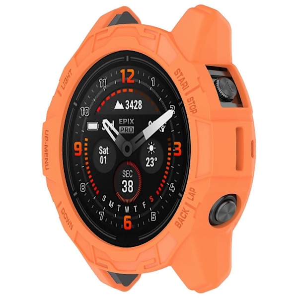 Skyddande ram av TPU för Garmin Quatix 7 Pro, antikollision, ihålig Style A
