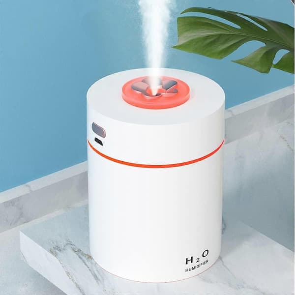 Mini luftfugter, luftfugter luftfugter hjemmekontor bil luft aroma diffuser sprøjte (hvid)