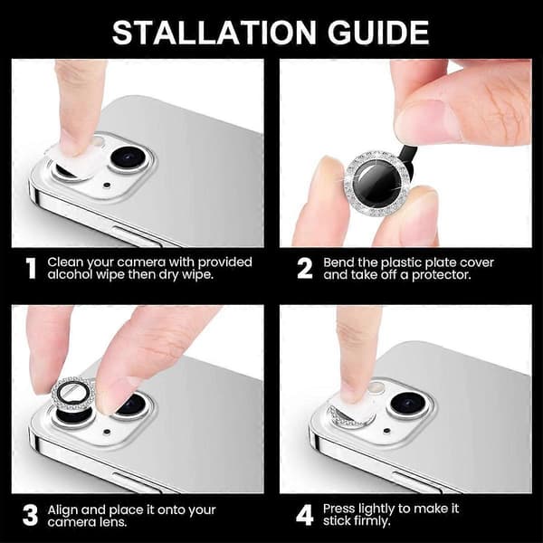 Camera Protector for iPhone 16 (Style H)