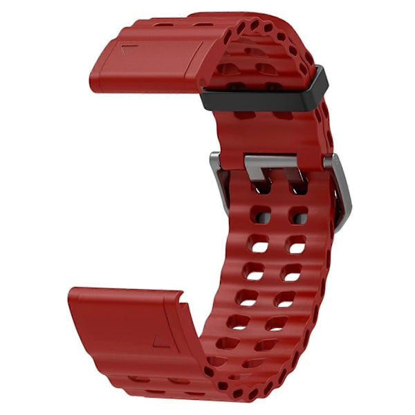 26mm Silikonarmband för Garmin Fenix 8 51mm/Enduro 3/Instinct 2X med Flera Hål Style E