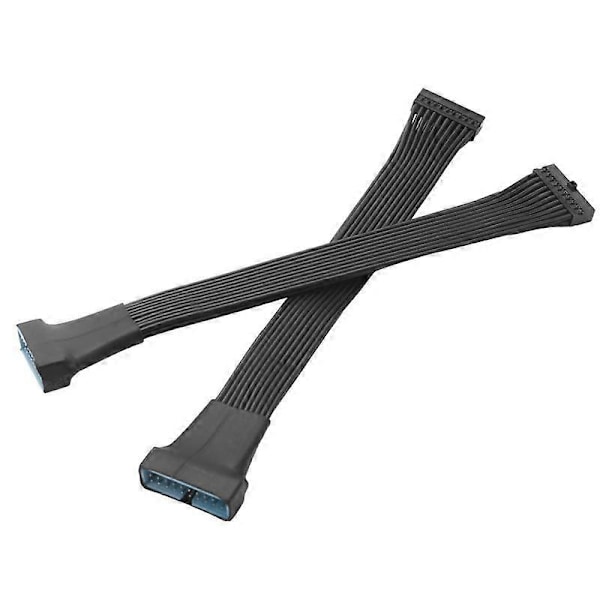 6 kpl Pieni Mini USB 3.0 19/20 Pin Sisäinen Jatkojohto Sovitin Emolevylle 12 cm