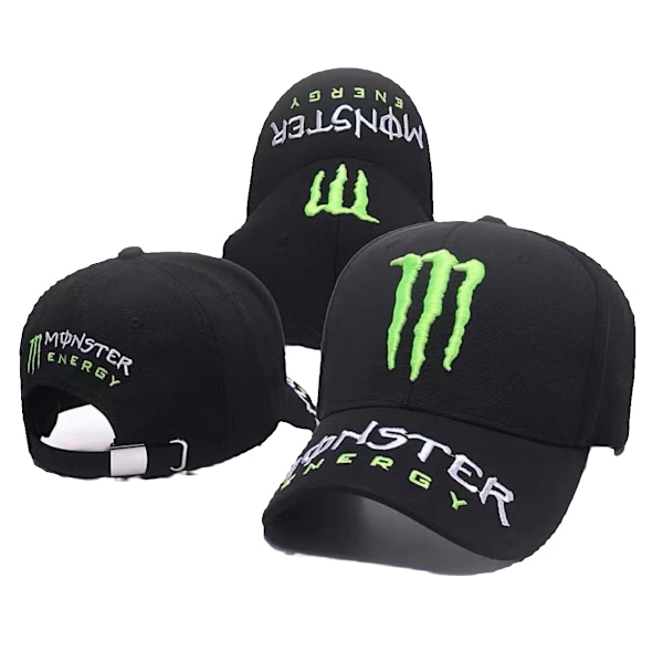 MONSTER ENERGY Monster Energy Kirjailtu Kuljettajan Lippis Musta Style 1 Black