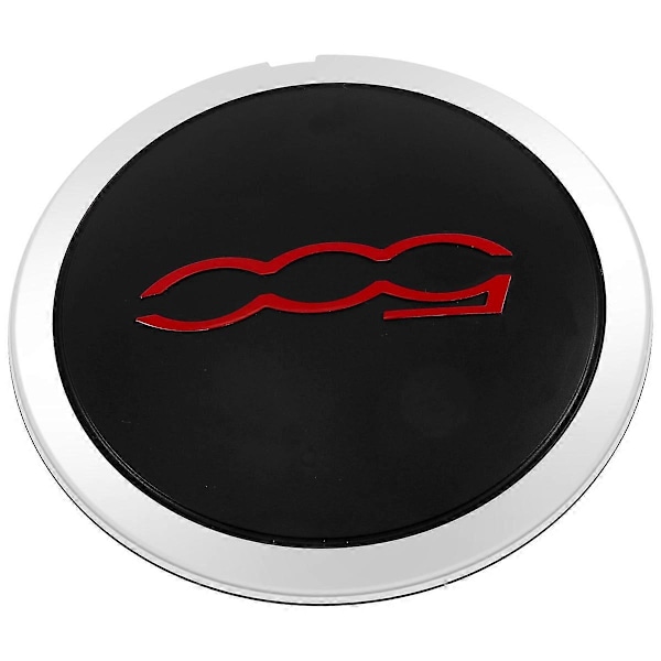 133 mm hjulkapsel til Fiat 500 hjul center hjulkapsler 68078419AC 68078421AC støvdæksel 51884863 Black&Red