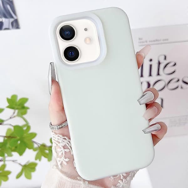 PC Hybrid Flytende Silikon Jelly Mobilskall (For iPhone 12)