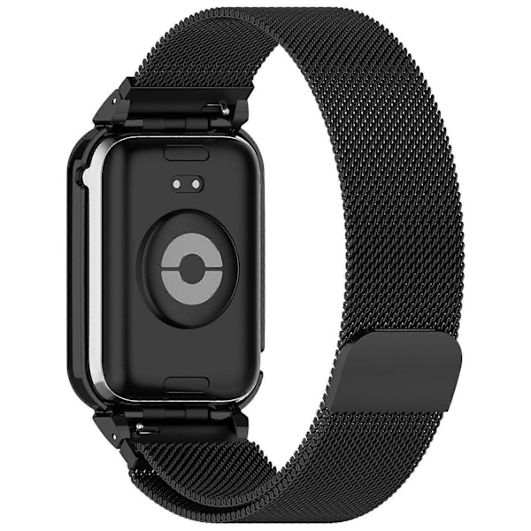 Til Xiaomi Mi Band 9 Pro Magnetisk Urrem Rustfrit Stål Milanesisk Armbånd med Etui Style A
