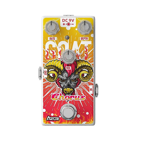 AP-511 Gitarr Effekt 12 Zodiac Series Goat Gitarrpedal Effekt Mini Pedal Gitarr Effekttillbehör