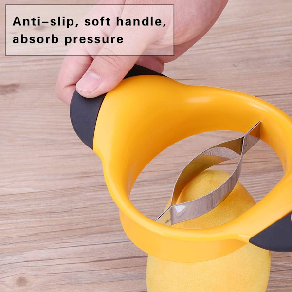 Mango Slicer - Oppgradert Mango Peeler, super skarp mango cutter og peeler, ekstra stor mango splitter og peeler