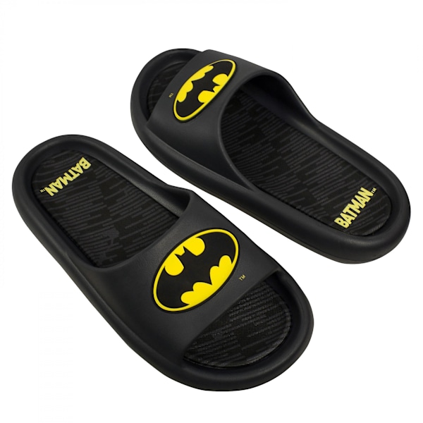 Batman Logo Herr Cloud Comfort Foam Sandaler Black Size 13-14