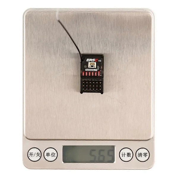 For ER5C V2 RX Mottaker 5CH ELRS 2.4GHz PWM Mottaker for RC FPV Bil Båt Lastebil
