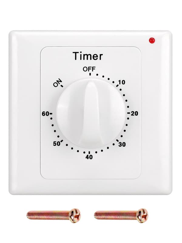 Timer Switch Mechanical Countdown Turn Off Power Automatically [OF] 60min 60min