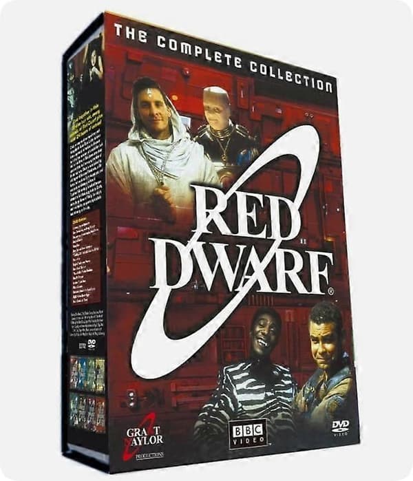 Red Dwarf Den Komplette Serie 1-8 Samling (DVD, 18-Disc) engelsk version