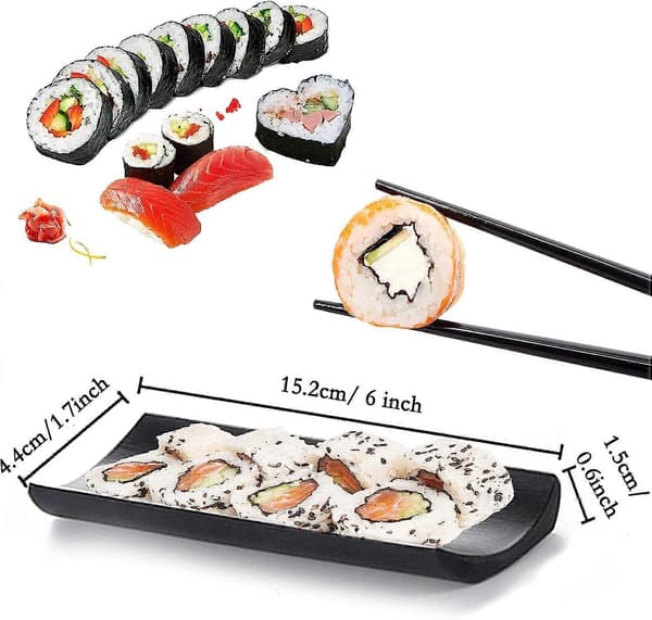 Sushi-kit, Deluxe Edition DIY Sushi-set, Sushi Risrulleformar Gaffel Spatel DIY-VERKTYG