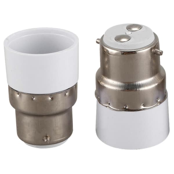 AC 220V B22 - E14 -kantainen lampunpidike 24 kpl White