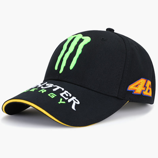 MONSTER ENERGY Monster Energy Broderet Kasket Sort Style 2 Black