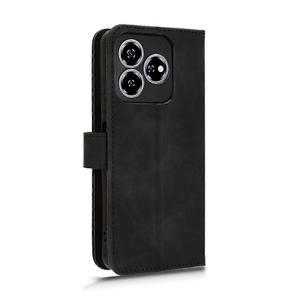 Magnetiskt Flip Läderfodral med Hudkänsla Black For ZTE Blade V60 4G / Axon 60