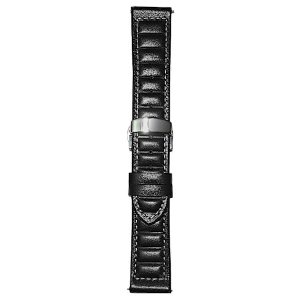 Armband i äkta ko-läder för Samsung Galaxy Watch7 44mm 40mm/Watch FE 40mm Universal 20mm Style B