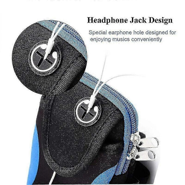 Sportarmband för Mobiltelefon, Löpning, Gym, Träning, Alla Telefoner (Flerfärgad, 4-pack)