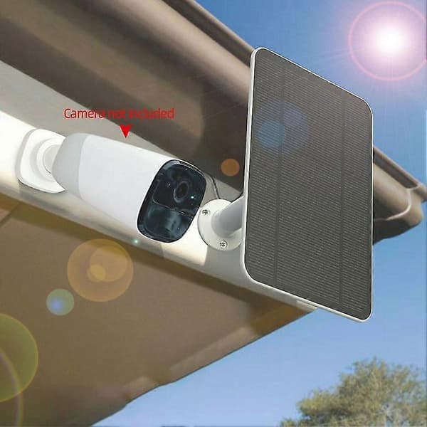 Waterproof 10W Solar Panel Charger Security Camera Solar Powered Charger With Charging Cable