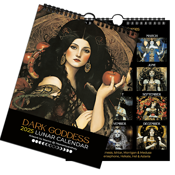 2025-kalendern - De brölande tjugotalen 2025 Black Shaman Calendar