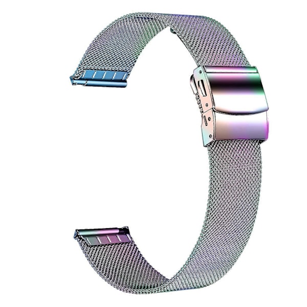 Type B Åndbar Milanese Urrem i Rustfrit Stål 20mm til Garmin vivoactive 5/GarminActive 5 Style B